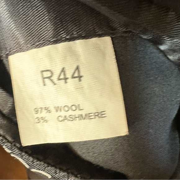 Jos A Bank Wool Cashmere Charcoal Gray 2 Button Sports Coat Blazer 44R - Picture 8 of 11